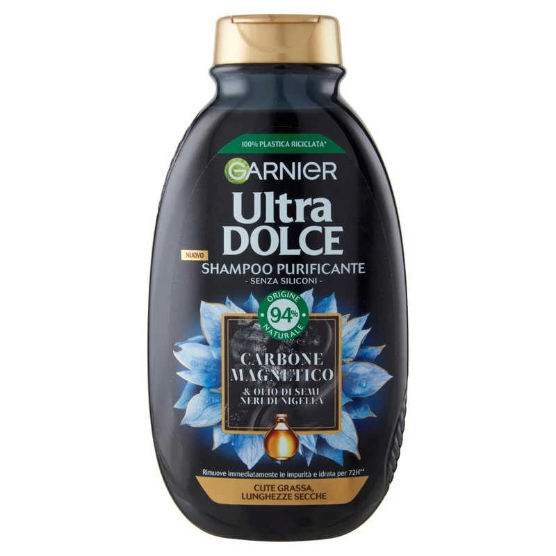 Garnier Ultra Dolce Carbone Magnetico Shampoo Purificante & Idratante 250 ml