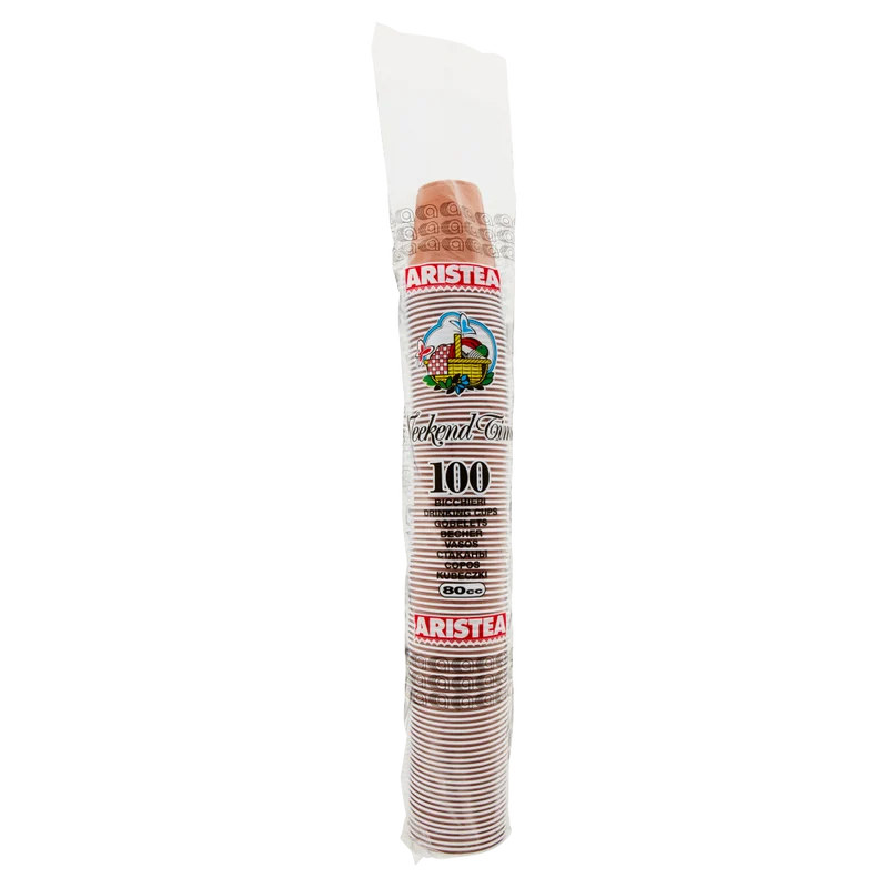 Aristea Weekend Time Bicchieri 80cc Bicolore 100 pz