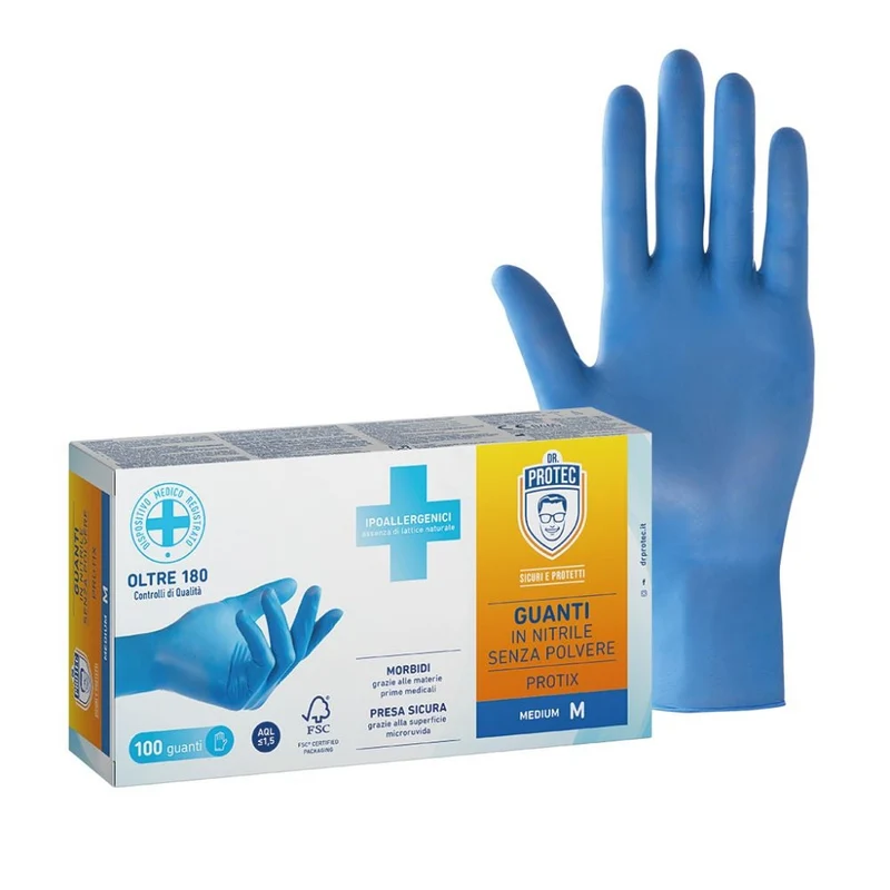 DR PROTEC GUANTI IN NITRILE SENZA POLVER