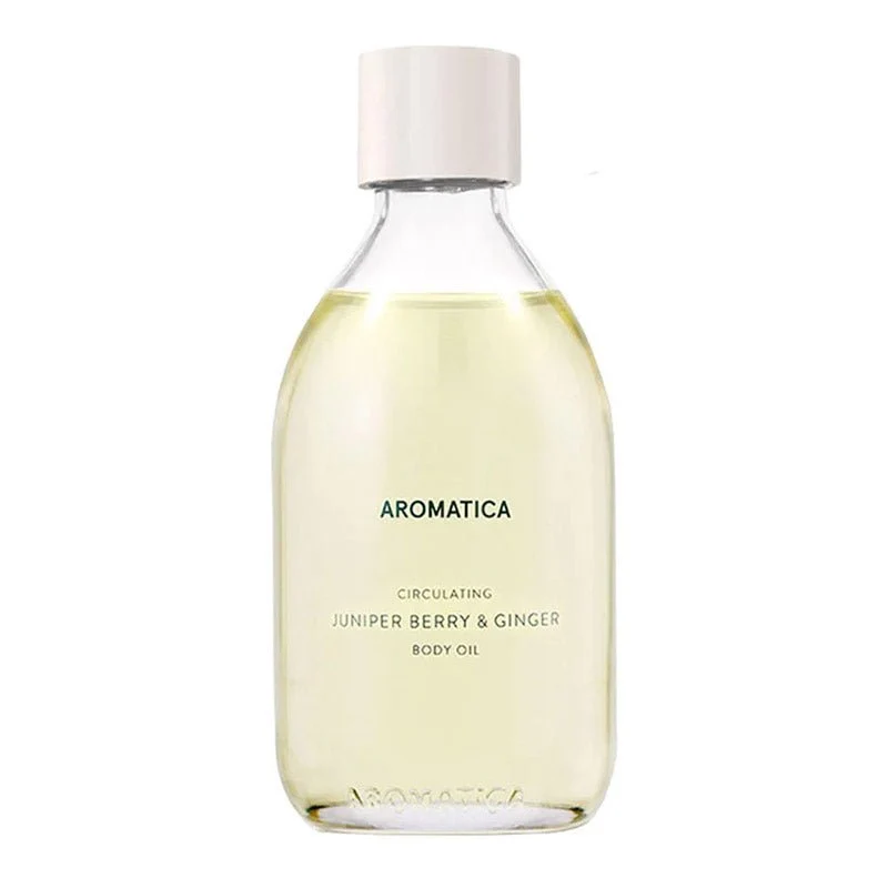 Olio per il corpo circolante alle bacche di ginepro e zenzero 100 ml