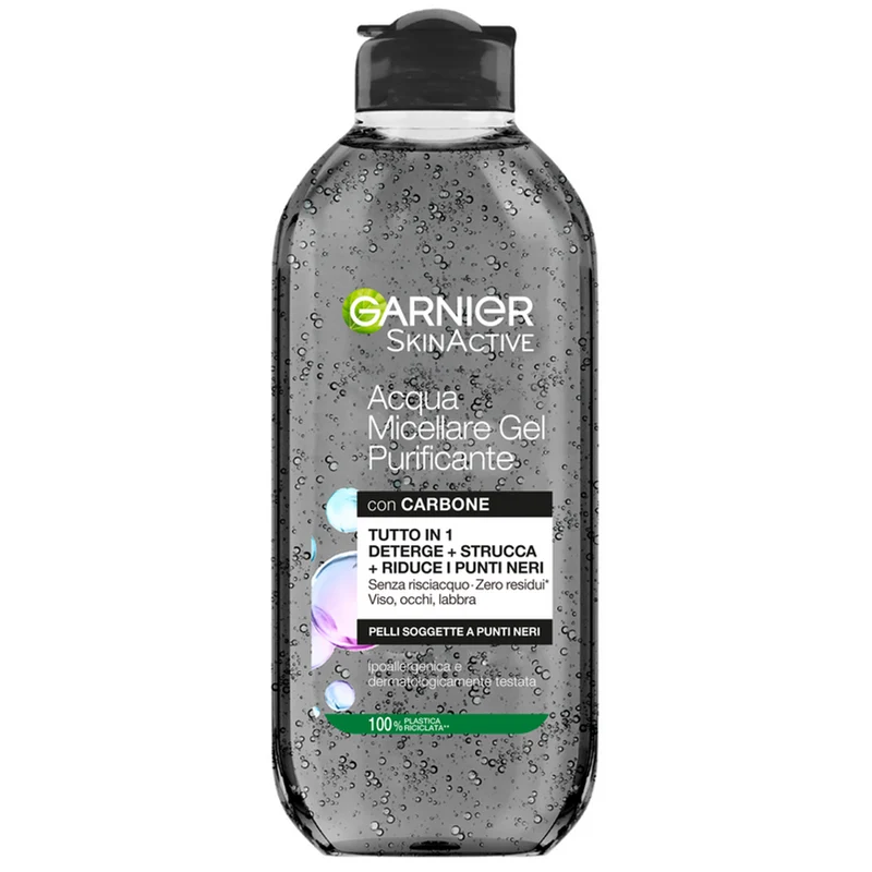 Garnier SkinActive Acqua Micellare Gel Purificante con carbone, 400ml