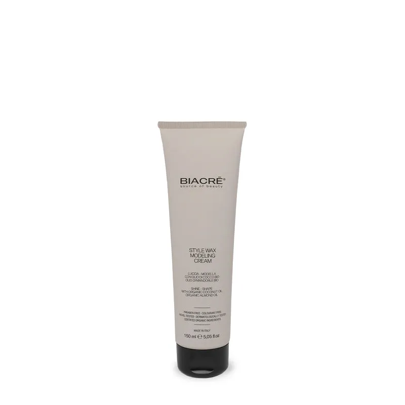 BIACRÉ Style Wax Modeling Cream - Brillantina Modellante - 150 ml