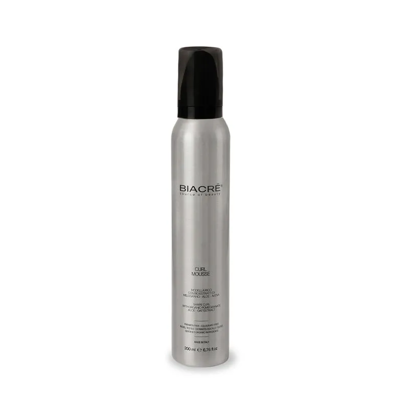 BIACRÉ Curl Mousse - Per Capelli Ricci e Mossi- 200 ml