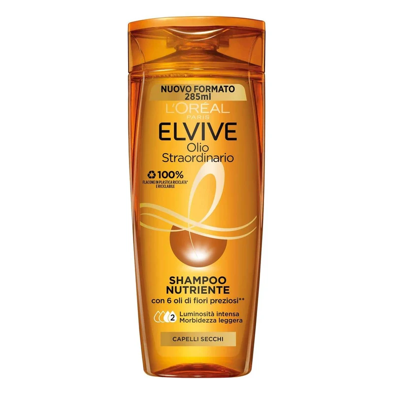 Elvive Shampoo Olio Straordinario Nutriente 250 ml