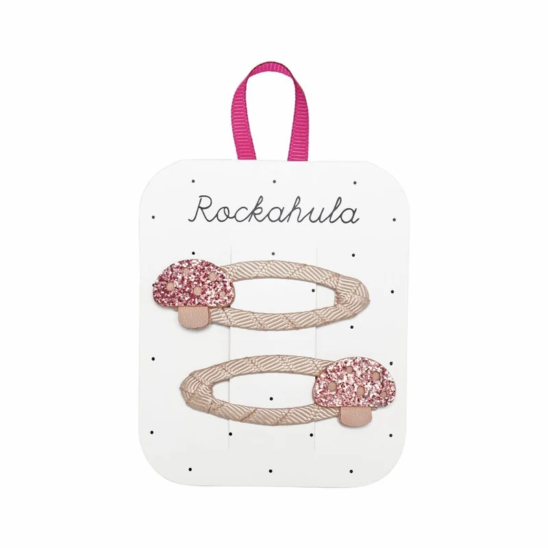 Fermagli per capelli Funghi glitter