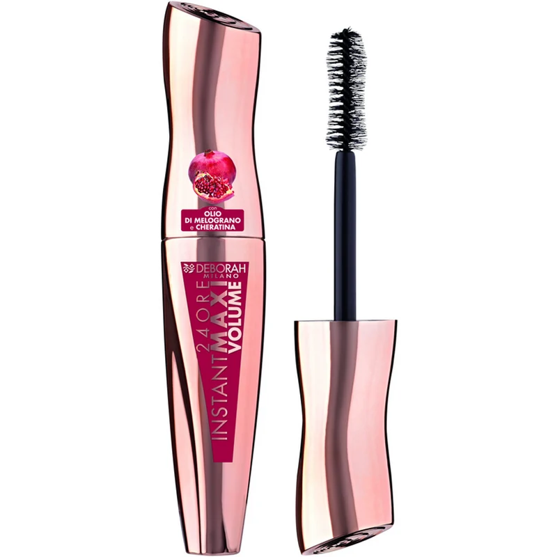 Deborah Milano - Mascara 24H Instant Maxi Volume - Olio Melograno & Cheratina