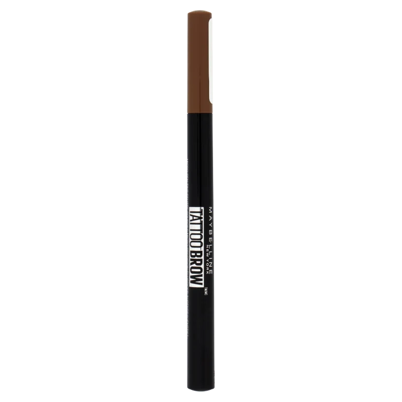 Maybelline New York Penna Sopracciglia Tattoo Brow, Risultato Definito, 130 Deep Brown