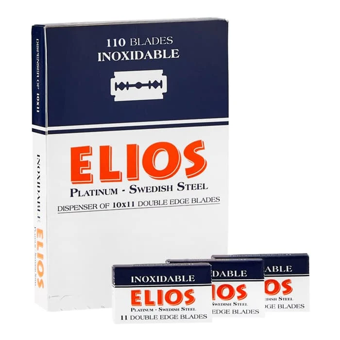 Elios Lame da Barba Platinum Inossidabili- 110 pz