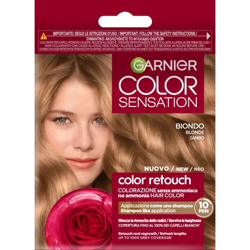 Garnier Color Sensation Retouch Biondo, ritocco radici o ravviva lunghezze, senza ammoniaca