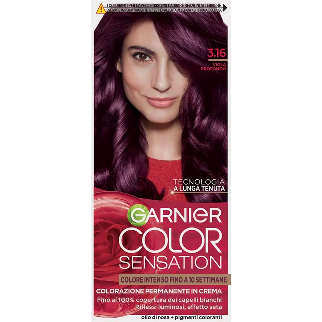 Garnier Color Sensation Colorazione permanente 3.16 Viola Profondo