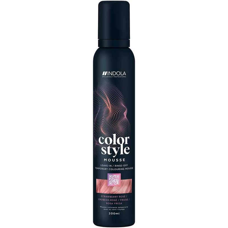 Indola Color Style Mousse Strawberry Rose 200ml