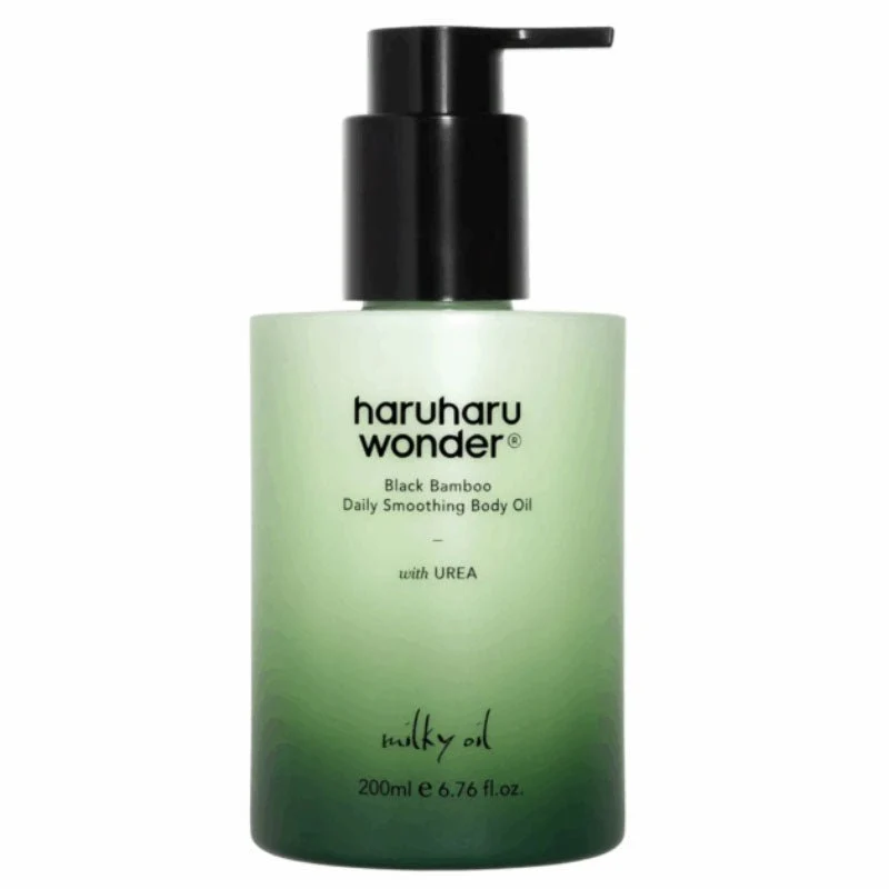 Olio corpo levigante quotidiano al bambù nero 200 ml