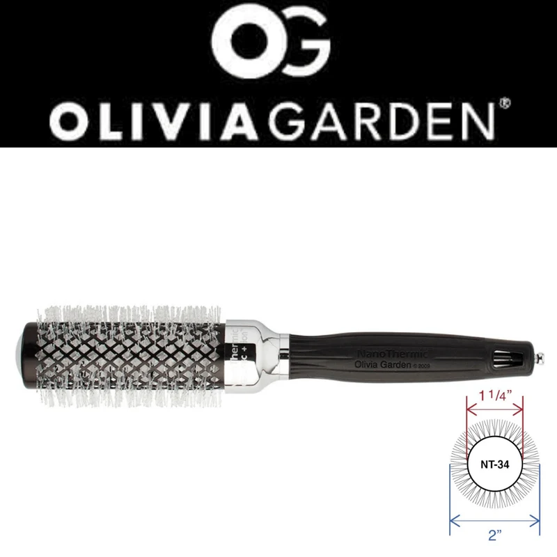 OLIVIA GARDEN Nano Thermic ECLIPSE 限量版 NT-34BT/ 44納米陶瓷卷梳