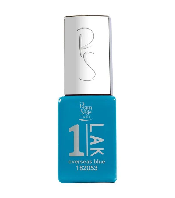 Peggy Sage Smalto Semipermanente 3-IN-1 1-LAK- Overseas Blue- 5 ml