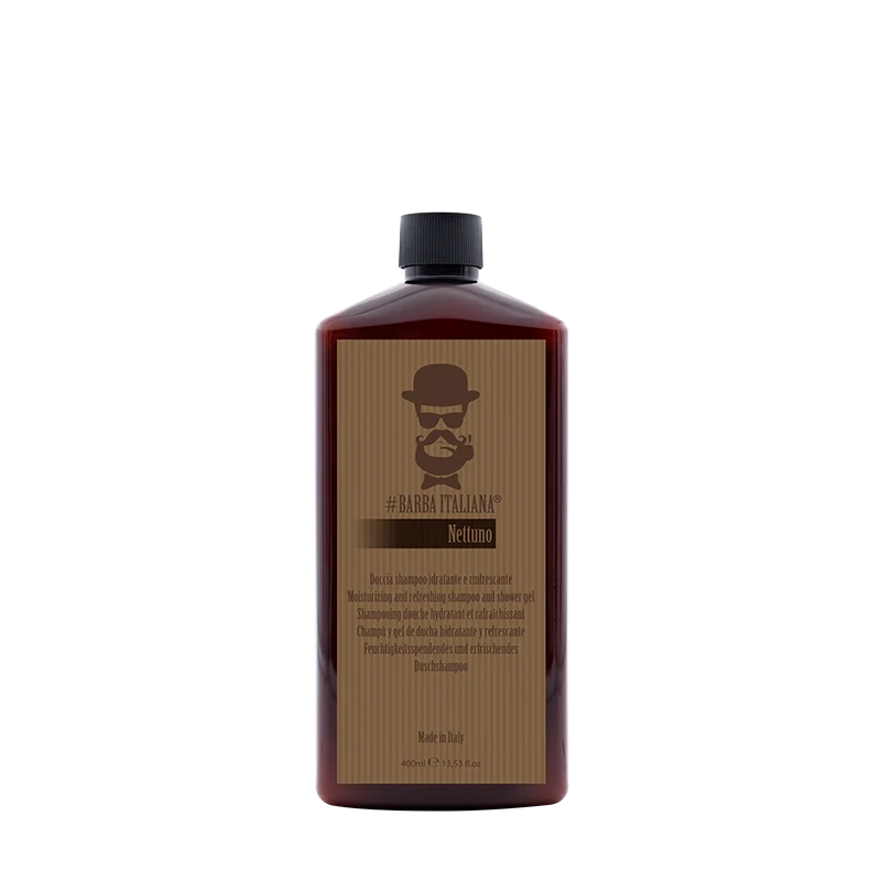 Barba Italiana Nettuno- Doccia Shampoo Idratante e Rinfrescante- 400 ml