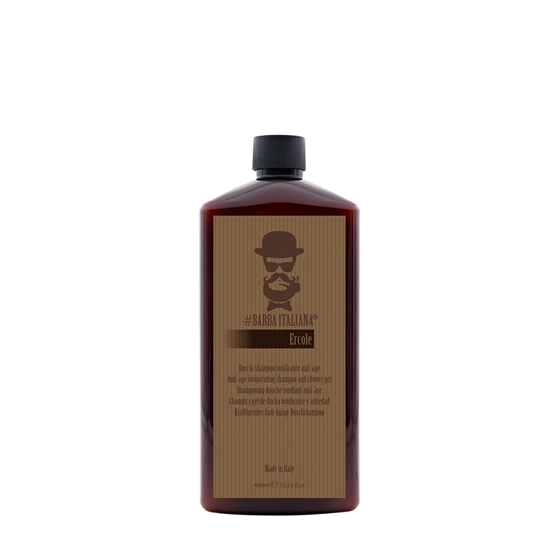 Barba Italiana Ercole- Doccia Shampoo Tonificante Anti- age- 400 ml