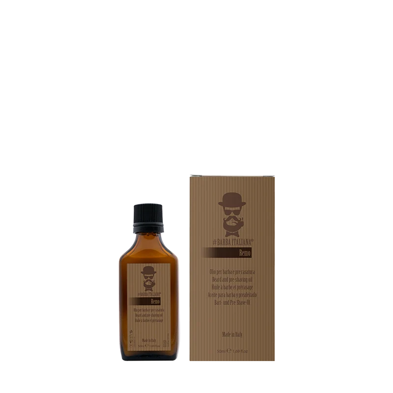 Barba Italiana Remo- Olio per Barba e Pre Rasatura- 50 ml