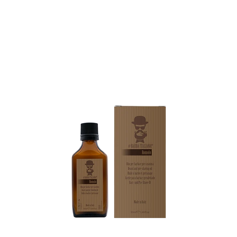 Barba Italiana Romolo- Olio per Barba e Pre Rasatura- 50 ml