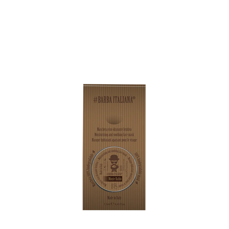 Barba Italiana Monte Baldo- Maschera Viso Idratante e Lenitiva- 7.5 ml
