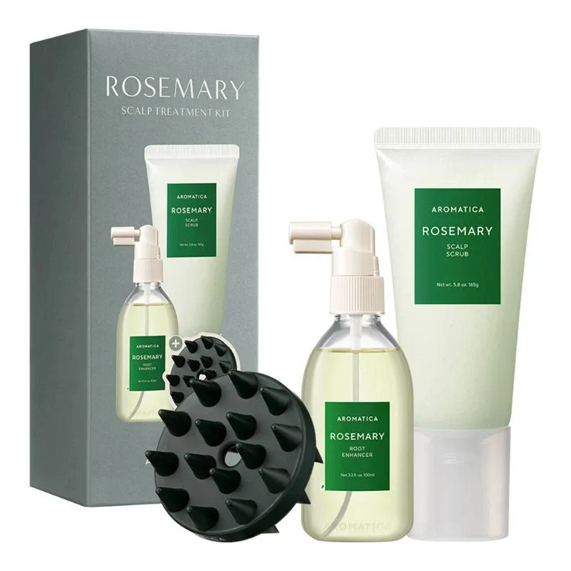 Kit per il trattamento del cuoio capelluto al rosmarino