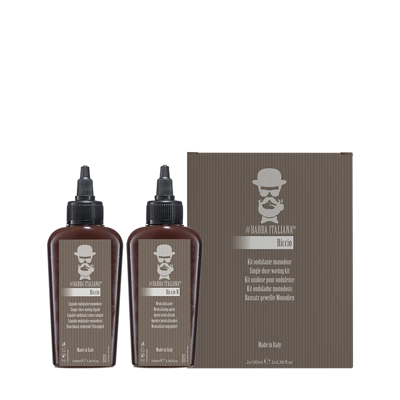 Barba Italiana Riccio- Kit Ondulante Monodose- 2 x 100 ml