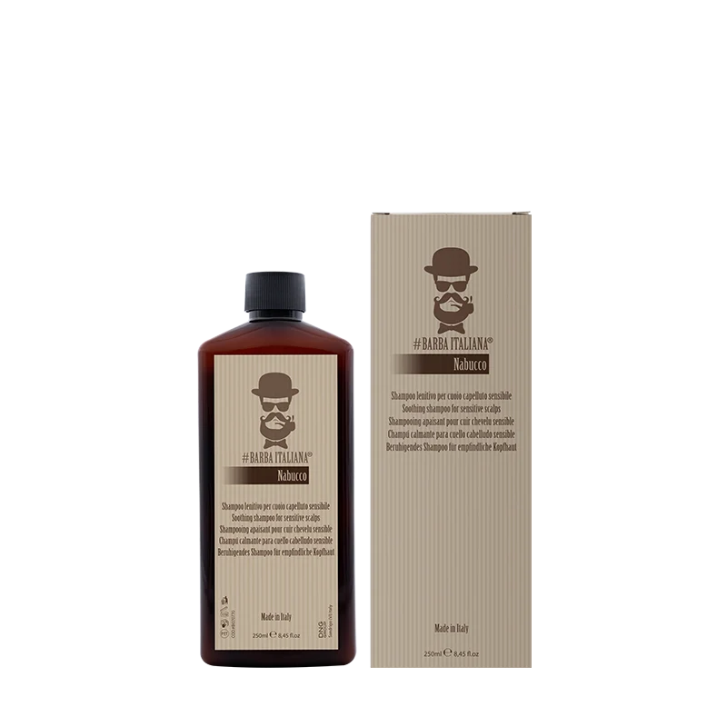 Barba Italiana Nabucco- Shampoo lenitivo per Cuoio Capelluto Sensibile-