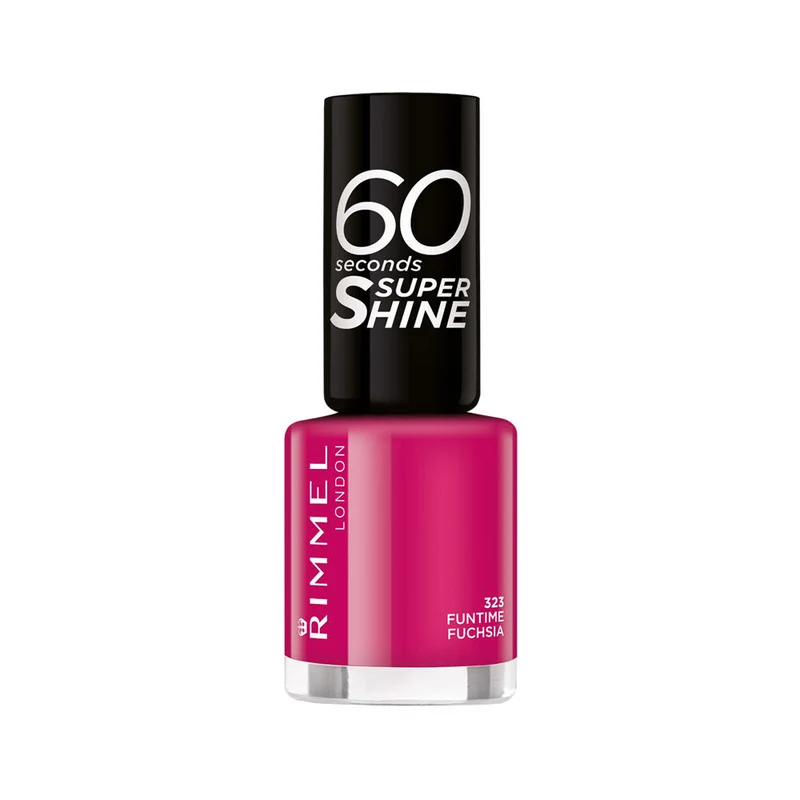 Rimmel - Smalto Colore e Brillantezza Estrema - 60 Secondi - N.323 Fuchsia