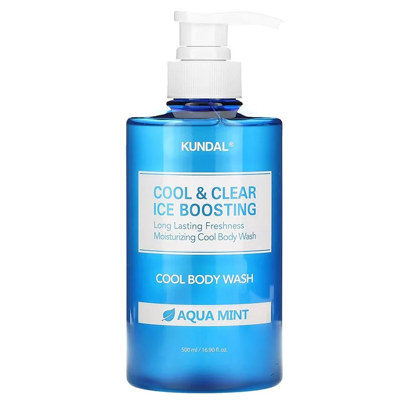 Cool & Clear Ice Boosting Cool Body Wash 500ml Aqua Mint
