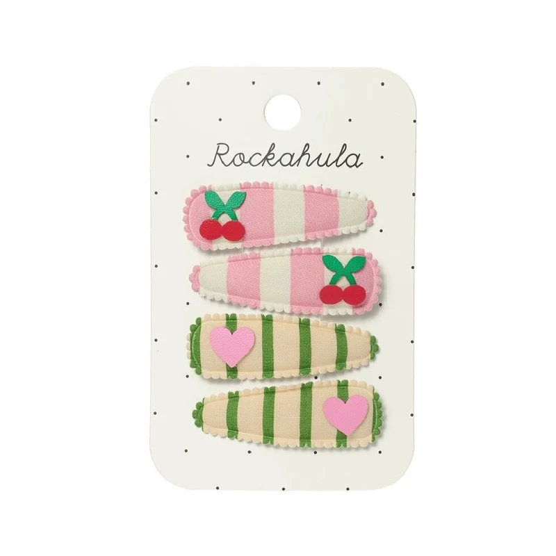 Set mollette per capelli con motivo Cherry Kiss