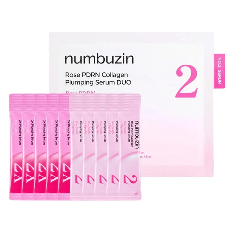 Duo di siero rimpolpante al collagene No.2 Rose PDRN (1.2 ml*10 pezzi)