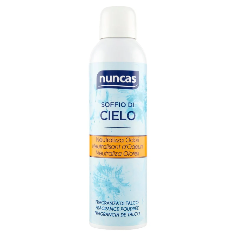 nuncas Soffio di Cielo Neutralizza Odori Fragranza di Talco 250 ml