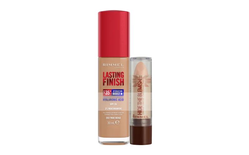 Rimmel London Lasting Matte Fondotinta N.203+ Correttore Omaggio
