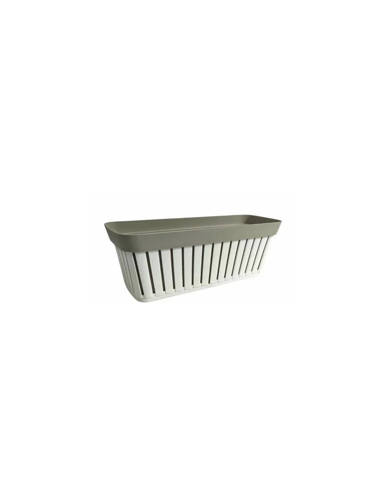 Ecoplast Srl - Kreta Balconetta 50cm Bianco/Tortora