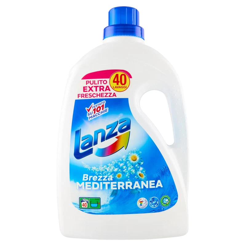 Lanza Detersivo lavatrice Brezza Mediterranea 40 lavaggi 2 L