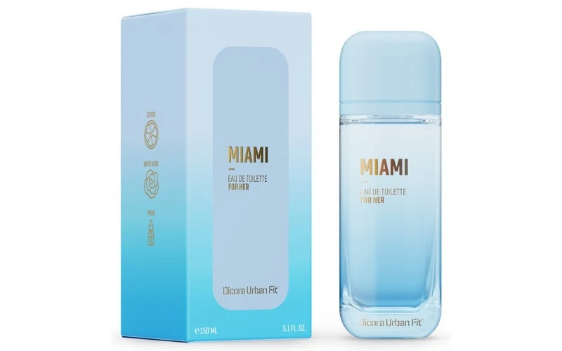 Dicora Eau De Toilette Donna Miami 150 Ml