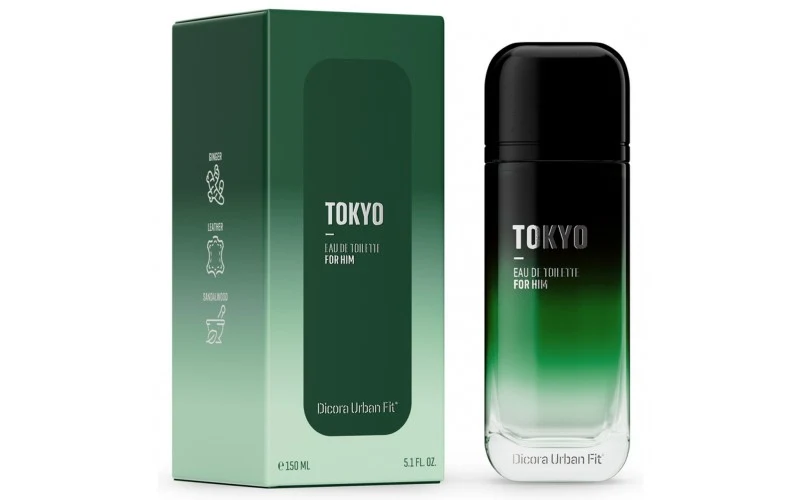Dicora Eau De Toilette Uomo Tokyo 150 Ml