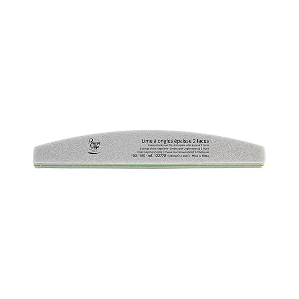 Peggy Sage Limetta 2 Facce Lavabile a Mezzaluna Spesa- Zebra 100/ 180- 1 pz
