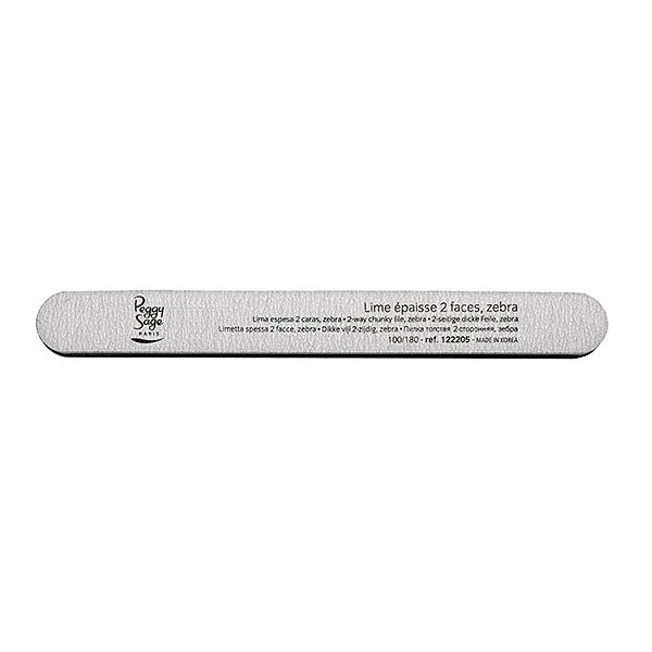 Peggy Sage Limetta 2 Facce Lavabile Diritte- Spesse Zebra 180/180- 1 pz