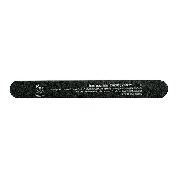 Peggy Sage Limetta 2 Facce Lavabile Diritte- Spesse Nere 100/180- 1 pz