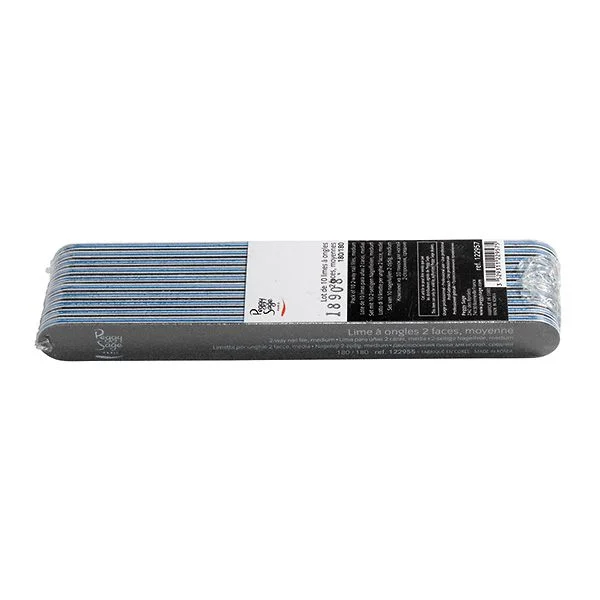 Peggy Sage Limetta 2 Facce Lavabile Diritte- Nere 180/180- 10 pz