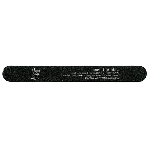 Peggy Sage Limetta 2 Facce Lavabile Diritte- Nere 100/180- 1 pz