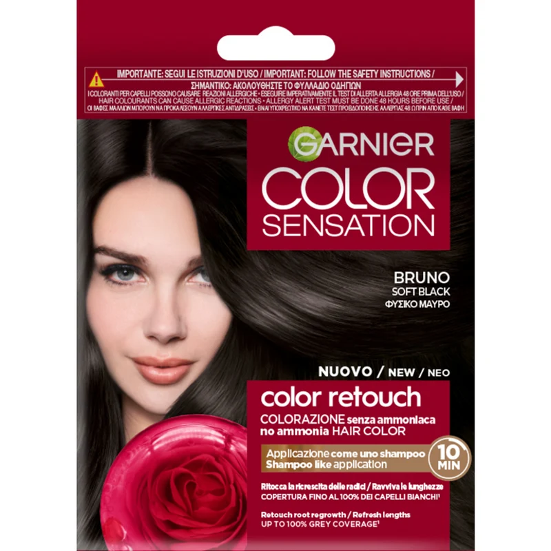 Garnier Color Sensation Retouch Bruno, ritocco radici o ravviva lunghezze, senza ammoniaca