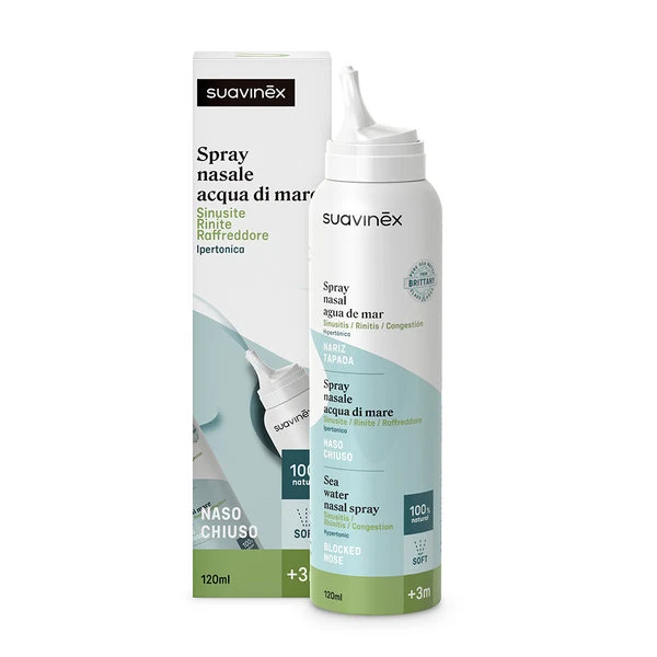 Spray nasale acqua di mare Ipertonico - 100% Naturale - 120ml