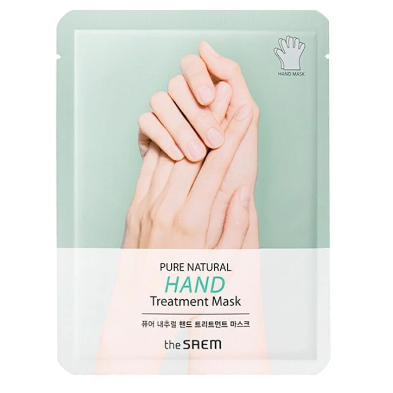 Maschera per il trattamento delle mani puramente naturale, 1 paio (2 pezzi)