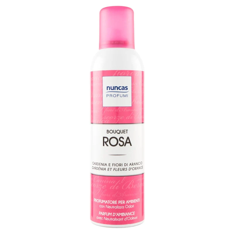 nuncas Profumi Bouquet Rosa Gardenia e Fiori di Arancio Profumatore per Ambienti 250 ml