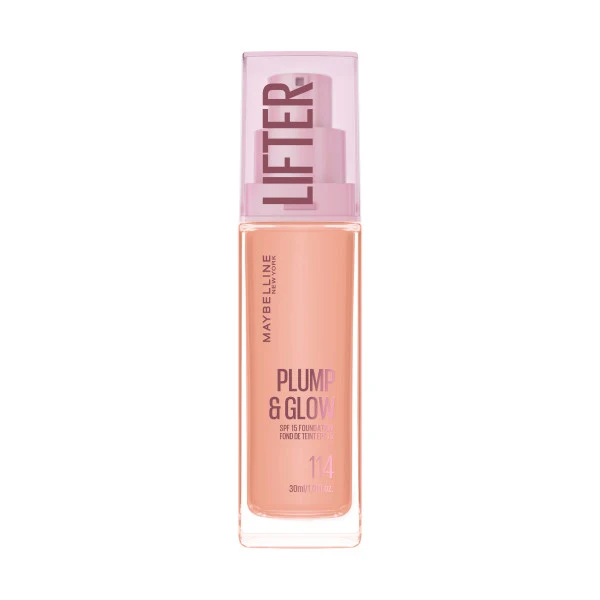 Maybelline New York Lifter Plump & Glow Fondotinta 114