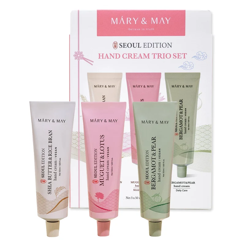 Set trio di creme per le mani Seoul Edition (50 ml x 3 pezzi)