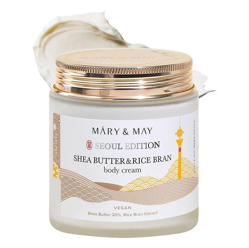 Crema corpo al burro di karité e crusca di riso 250 ml