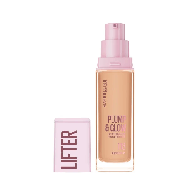 Maybelline New York Lifter Plump & Glow Fondotinta 118