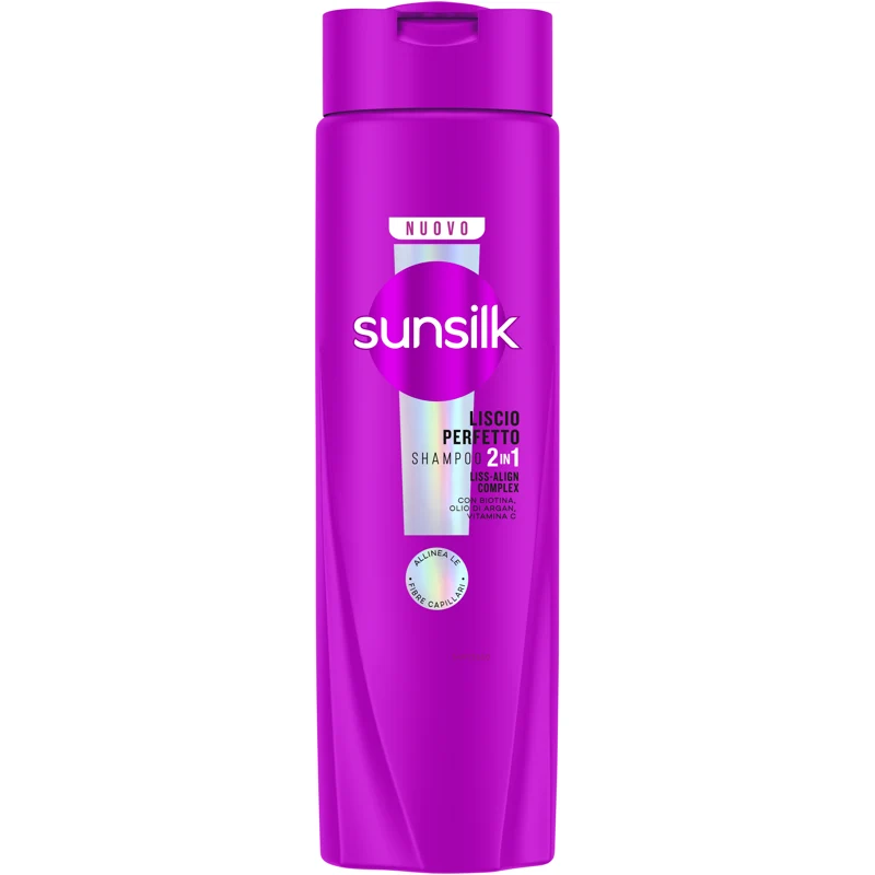 Sunsilk Shampoo 2 IN 1 Lisci 250 Ml